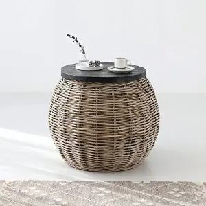 [마켓비]LIDEN 사이드테이블 D64H55 라탄 VD302616