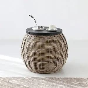 [마켓비]LIDEN 사이드테이블 D64H55 라탄 VD302616