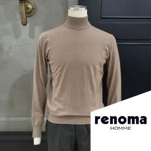 갤러리아 레노마 25FW (마지막 추가 물량) 신상 부드러운 베이지 반목티 RRCIKT