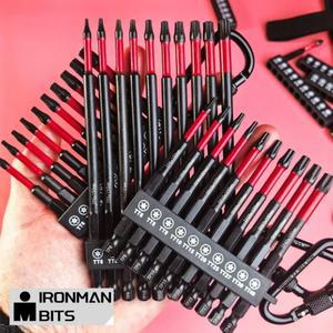 구멍이있는 10 Pcs Torx 비트 자기 150mm 6 인치 긴 전기 나사 머리 하이킹 버클 세트 스크루 드라이버 드릴