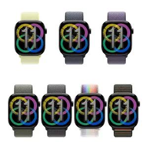 Apple Watch 11 GPS 42mm 제트 블랙 알루미늄 케이스/(스포츠 루프 색상 선택 가능)