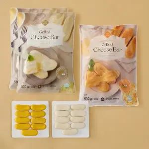 [낭만부부] 구워먹는 치즈바 (오리지널 2팩+단호박 1팩)/ 팩당 9개입