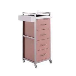 츄레이 미용실 트레이 헤어소품 웨건 롯드 수납