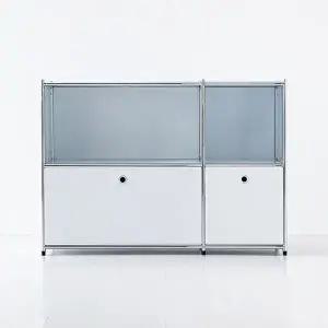 [마켓비]심플리 2x2 수납장 2문 BC616 솔리드베이지 0874.0516