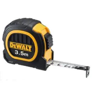 디월트 듀오자켓줄자 DWHT36335L 3.5M 5751950 충격보호 미끄럼방지 고무피복 ABS케이스 슬라이