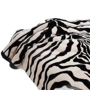 이불 호피 겨울 따뜻한 북유럽 약 150x200cm 얼룩무늬 두꺼운 4근 극세사이불 1 덮개 지브라 양면도톰 스타일