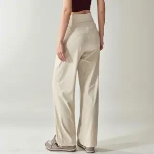 마린웨이브 폰주머니 일체형 와이드 핏 레깅스 요가  팬츠 바지