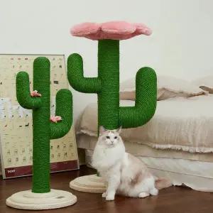 VETRESKA 더가치 고양이 플라워 선인장 스크래쳐