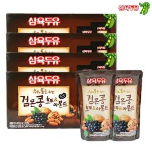 삼육두유 검은콩 호두 and 아몬드 190ml(140kcal) 60개입/두유/파우치/삼육/달콤/맛있는/담백/식품/어린이