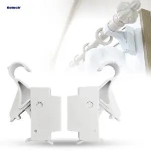 코텍 무타공 커튼브라켓2P 못없이 커튼봉 고정/브라켓/커튼/고리/행거봉/커텐봉/걸이/커텐/브라켓/무타공