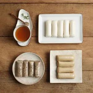 [리타방앗간]쫄깃담백한 곡물가래떡 3종-백미/현미/들깨(개별포장)