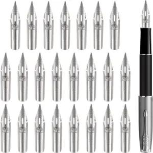 Beinkmake 20Pcs 코믹 펜 G 모델 펜촉 세트 만년필 교체 스테인리스 스틸 액세서리 그림 서명 스케치