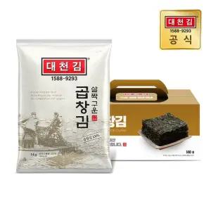 대천김 살짝 구운 곱창김 14g 10봉
