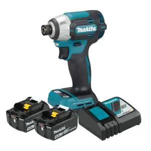 마끼다 DTD201RT2 충전 임팩드라이버 18V 5.0Ah 배터리 2개 세트