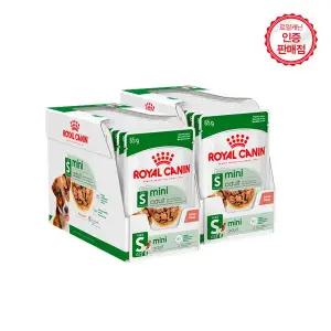 [로얄캐닌] 강아지사료 미니 어덜트 파우치 85g x 24P / 습식파우치 모음
