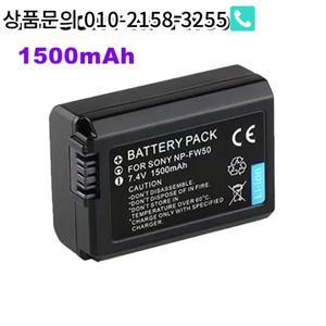 소니 알파 A6000 A7 용 카메라 배터리 NP-FW50 NP