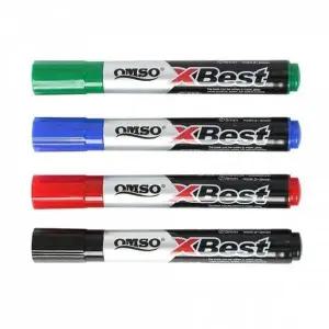 [하프클럽/]유성매직 3mm 4색세트 컬러유성매직 유성펜 보드마카