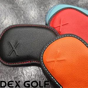 덱스 골프 로고 아이언x커버 고급 소가죽 자석식 웨지커버 낱개