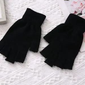 [하프클럽/]다용도 남녀 손가락장갑 겨울 방한 니트장갑 반장갑