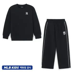 갤러리아 MLB엠엘비키즈 베이직 스몰로고 스트라이트바지셋업(7AMTB0361/7APTB03