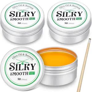 Threlaco 3팩 풀 큐 샤프트 왁스 스틱 실크 당구 액세서리 및 우드 보호 장비