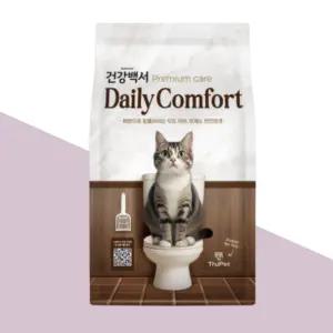 건강백서 캣 고양이사료 1.6kg 데일리컴포트 배변냄새 케어 장건강 차전자피 변비 관리