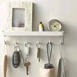 현관 열쇠 걸이 벽걸이 다용도 선반 현관 마스크 걸이 후크 마그네틱 신발장 정리함 현관문 보관함 자석