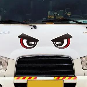 졸음운전방지 앵그리왕눈6 자동차스티커 210x158mm/차량용/안전/용품/표지/스티커/자동차/문짝/운전/충돌