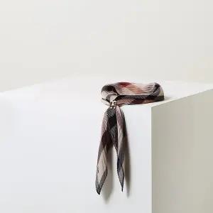 [닥스](강남점)DCSC6E310W2 [닥스스카프] [링세트]브라운 체크 스카프