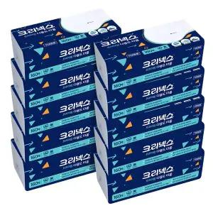 [크리넥스]프리미엄 다용도 천연펄프 위생타올 160매 10팩 47140