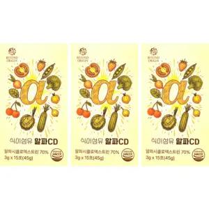 비욘드오리진 식이섬유 알파CD 15포, 3박스