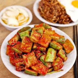 [셰프애찬] 상큼한 오이부추김치 2kg/팩