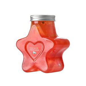 플라스틱 음료병 별모양 500ML 밀폐뚜껑 밀폐 공병 주스 300ML 40개