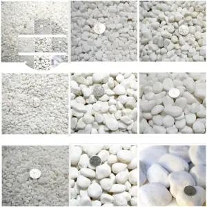 (제스트)화분돌 하얀자갈 순수한 3kg 조경돌 하얀돌 백자갈