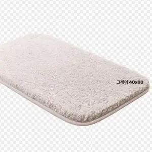 주방매트 bns 리부LYVOO 발매트 바닥매트 미끄럼방지매트 욕실발매트 현관매트 미끄럼방지패드 그레이 40X