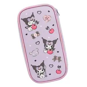 산리오 와이드 넉넉한 파우치 쿠로미 1P 소품 필통 산리오필통 산리오파우치 넓은필통