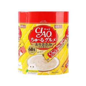 챠오 츄르 구루메 닭가슴살 버라이어티 60개입 펫간식