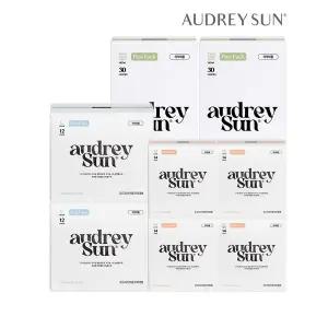 오드리선 NEW TCF 더블코어 생리대 중형 14P x4개+대형 12P x2개+팬티라이너 30P x2개