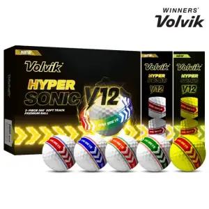 골프공 하이퍼 소닉 V12 소프트 트랙 360도 고반발 3피스