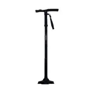 노인지팡이 초경량 5단높이조절 4단접이식 LED 네발 안전지팡이