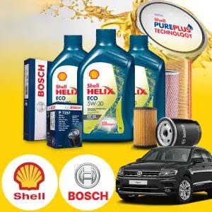 티구안(더뉴)(18~) 2.0TDI DFG 디젤 쉘 힐릭스 ECO ECT 5W-30 엔진오일필터세트 5Liter