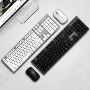 로이체 RX-3300 무선 슬림 저소음 키보드 마우스 콤보 세트 생활방수