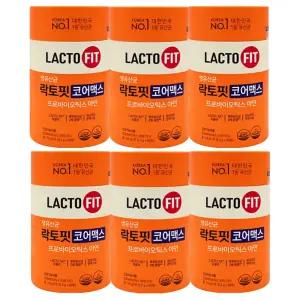 종근당 락토핏 생유산균 코어맥스 프로바이오틱스 2g 60포 x 6개