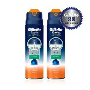 [질레트]질레트 센서티브 퓨어스포츠 쉐이빙젤 170g 2개