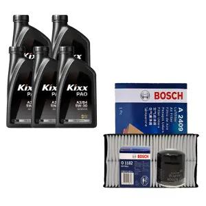 그랜저HG 2.4 하이브리드 킥스 PAO A3 B4 5W30 5L 엔진오일 오일필터 에어필터 세트