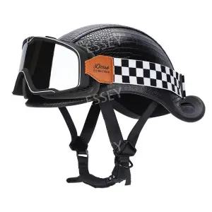 오토바이반모헬멧 클래식 하이바 스쿠터 헬멧 할리