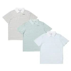 [아이더](본점)[최초가 129,000원] 접촉냉감이 우수한 POP 아이스 스트라이프 남성 반팔 폴로 티셔츠 DM...