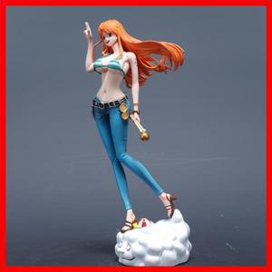 22cm/8.66in 애니메이션 원피스 피규어 나미 액션 피규어 Pvc 동상 데스크탑 장식품 컬렉션 모델 장난감 선