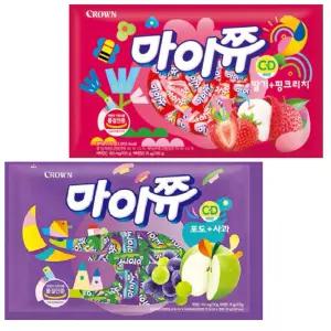 마이쮸 대용량 혼합 1440g 350입 딸기 핑크리치 사과 포도 4가지맛