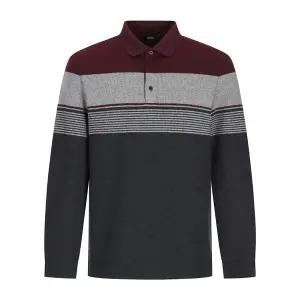 [슈페리어] (정가198000)남성 스트라이프 티셔츠 와인 (IMGFTTP40179)